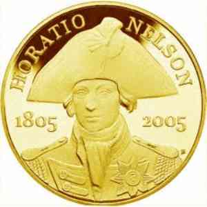 Click para ampliar. Pulsa en el nombre para ver la ficha. Moneda conmemorativa de Lord Nelson